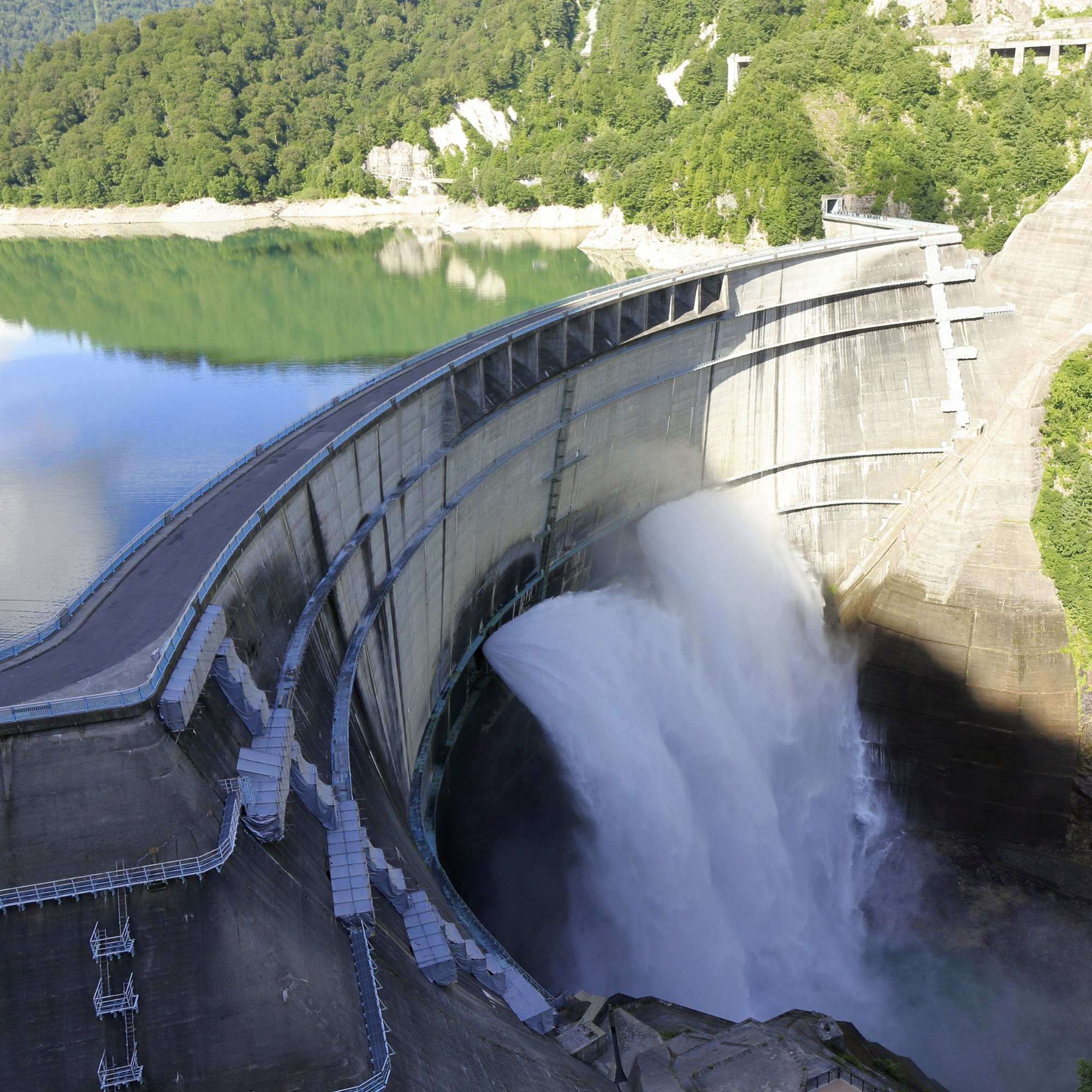 Hydroelectric dam, representing energy infrastructure